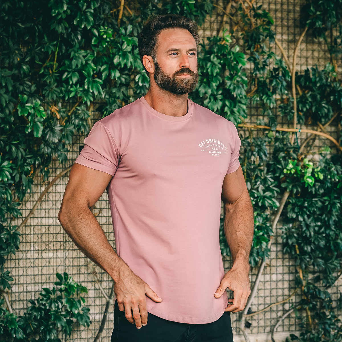 MFG DROP-CUT T-SHIRT - DUSK