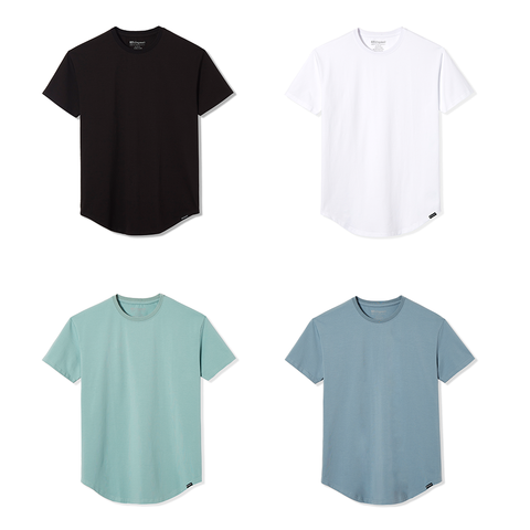 Athletic Drop-Cut T-Shirt - Comfortable T-Shirt BUNDLE – 021