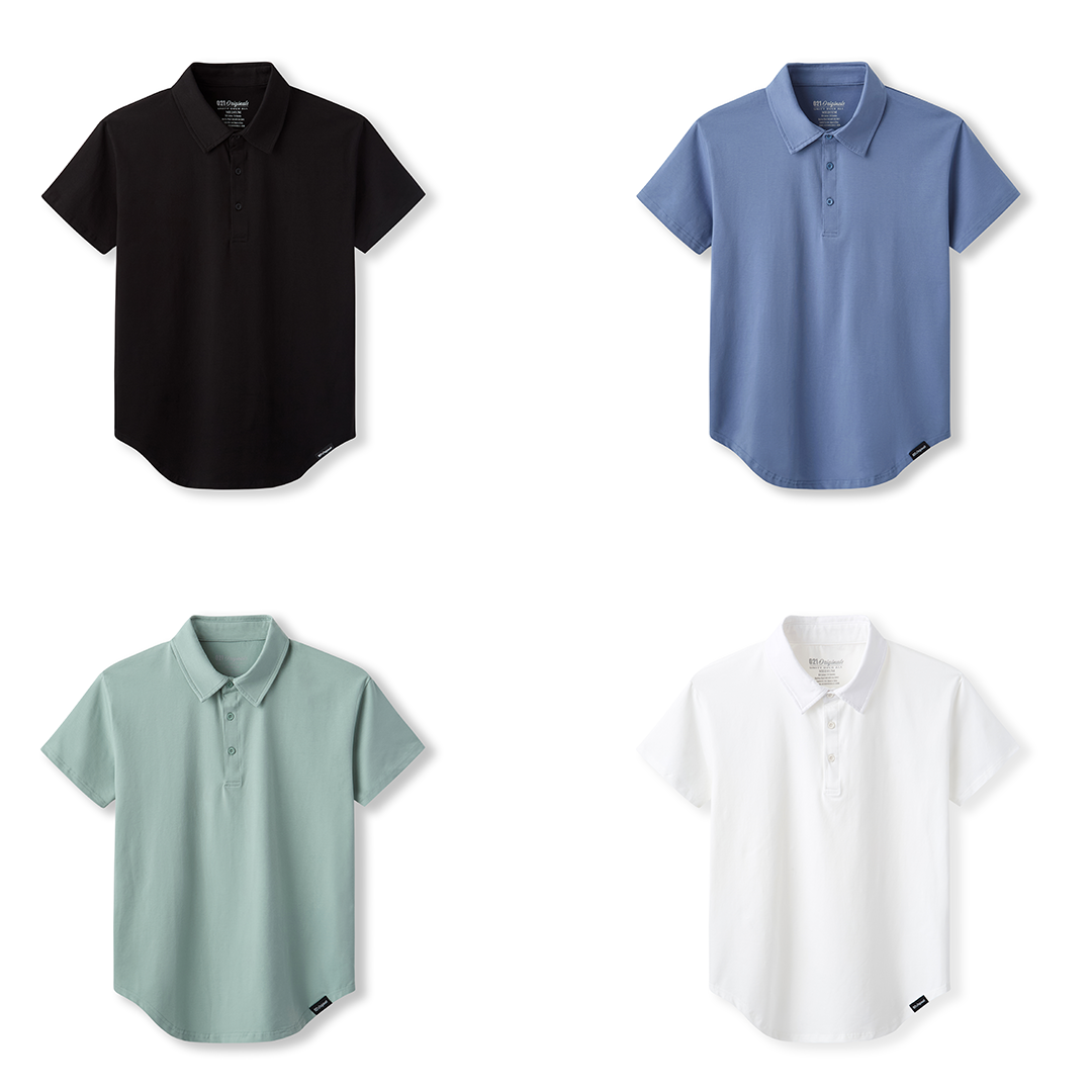 021 ESSENTIAL DROP-CUT POLO - OG BUNDLE
