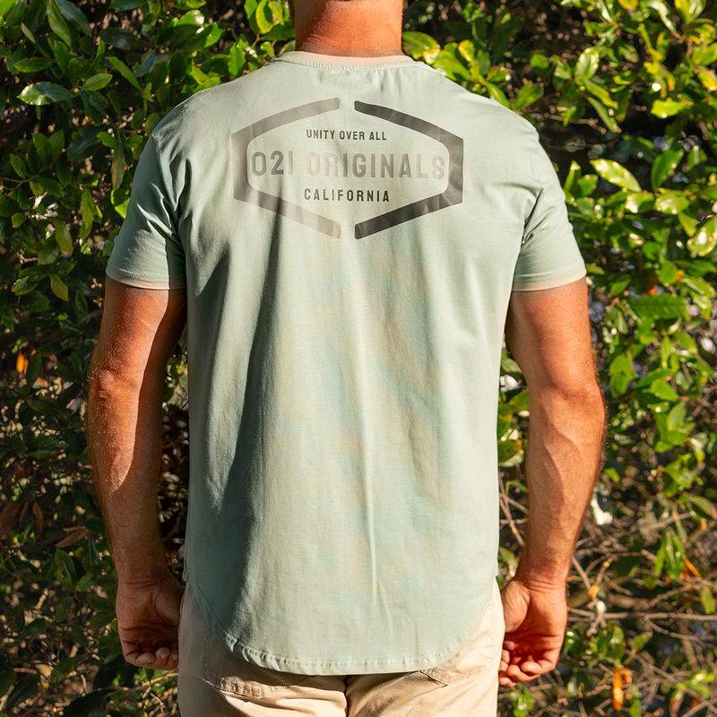 BALANCE DROP-CUT T-SHIRT - SEA FOAM