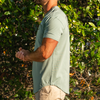 BALANCE DROP-CUT T-SHIRT - SEA FOAM