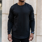 021 Drop-Cut Crewneck Black