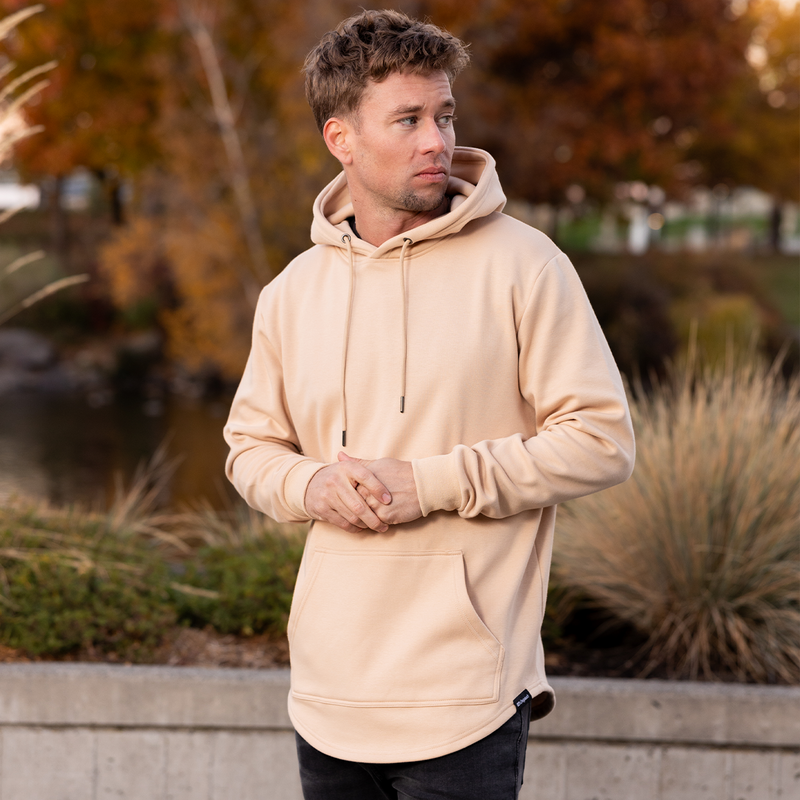 Essential Drop Cut Hoodie Mocha Buttery Soft Athletic Hoodie 021 Originals