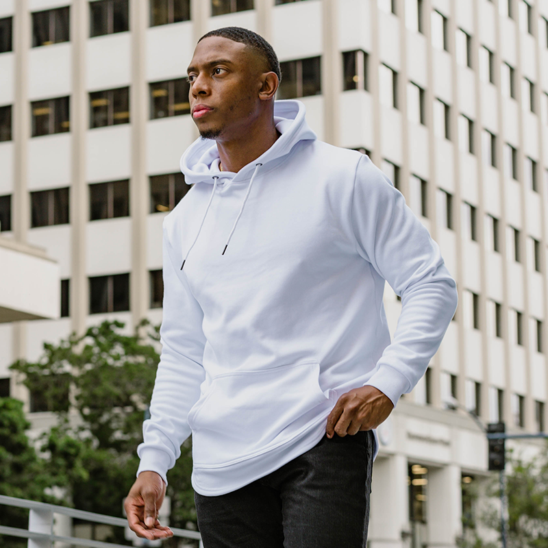 Styling a white hoodie sale