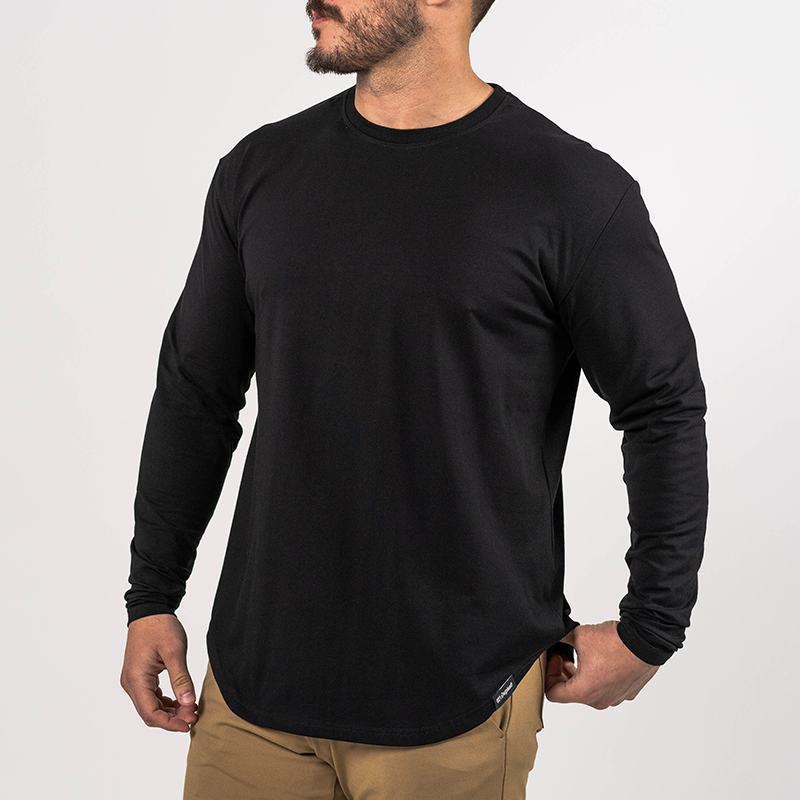 Black Long Sleeve Athletic - Buttery Soft Long Sleeve Black – 021