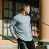 Premium Stretch Long Sleeve Blue