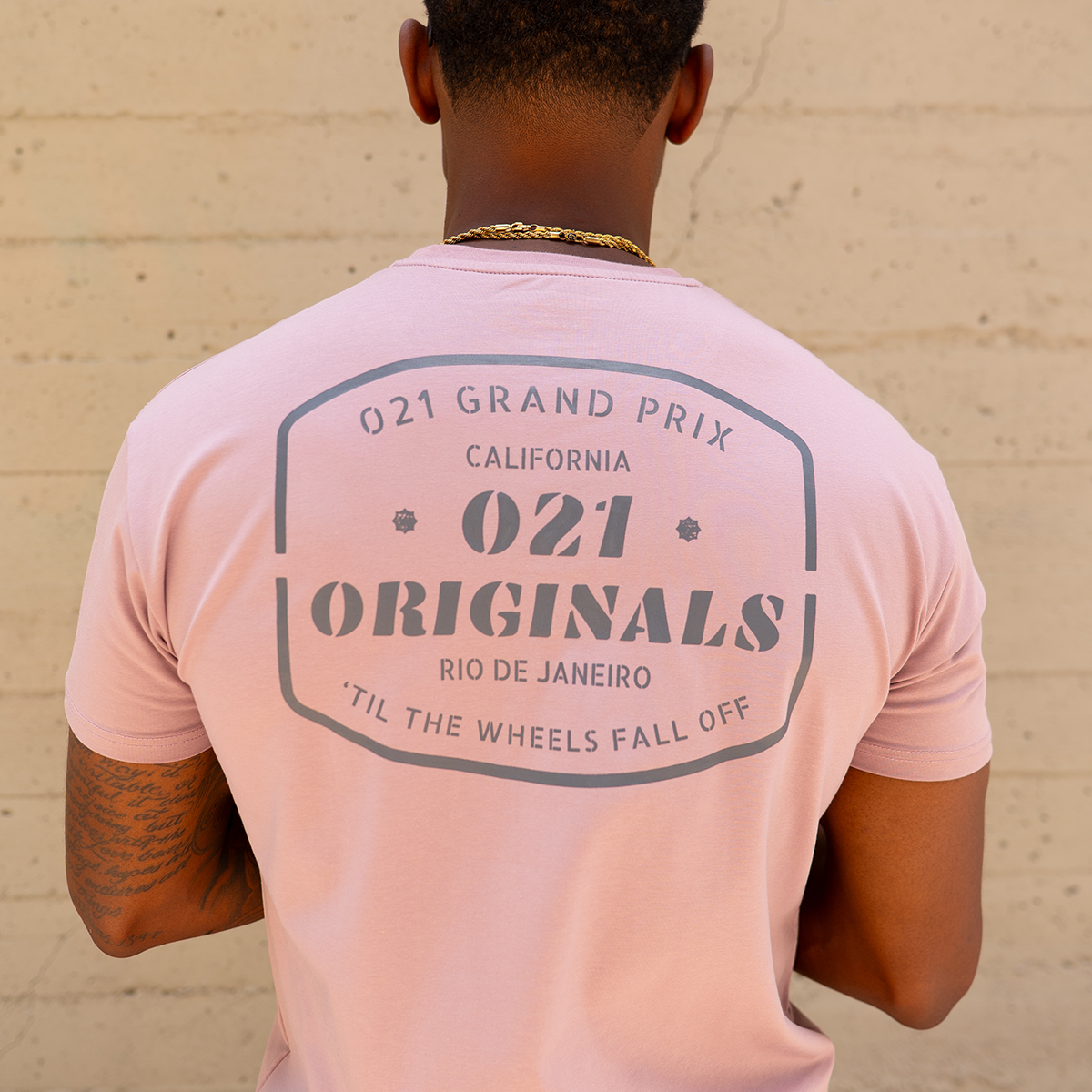 GRAND PRIX DROP-CUT T-SHIRT - DUSK