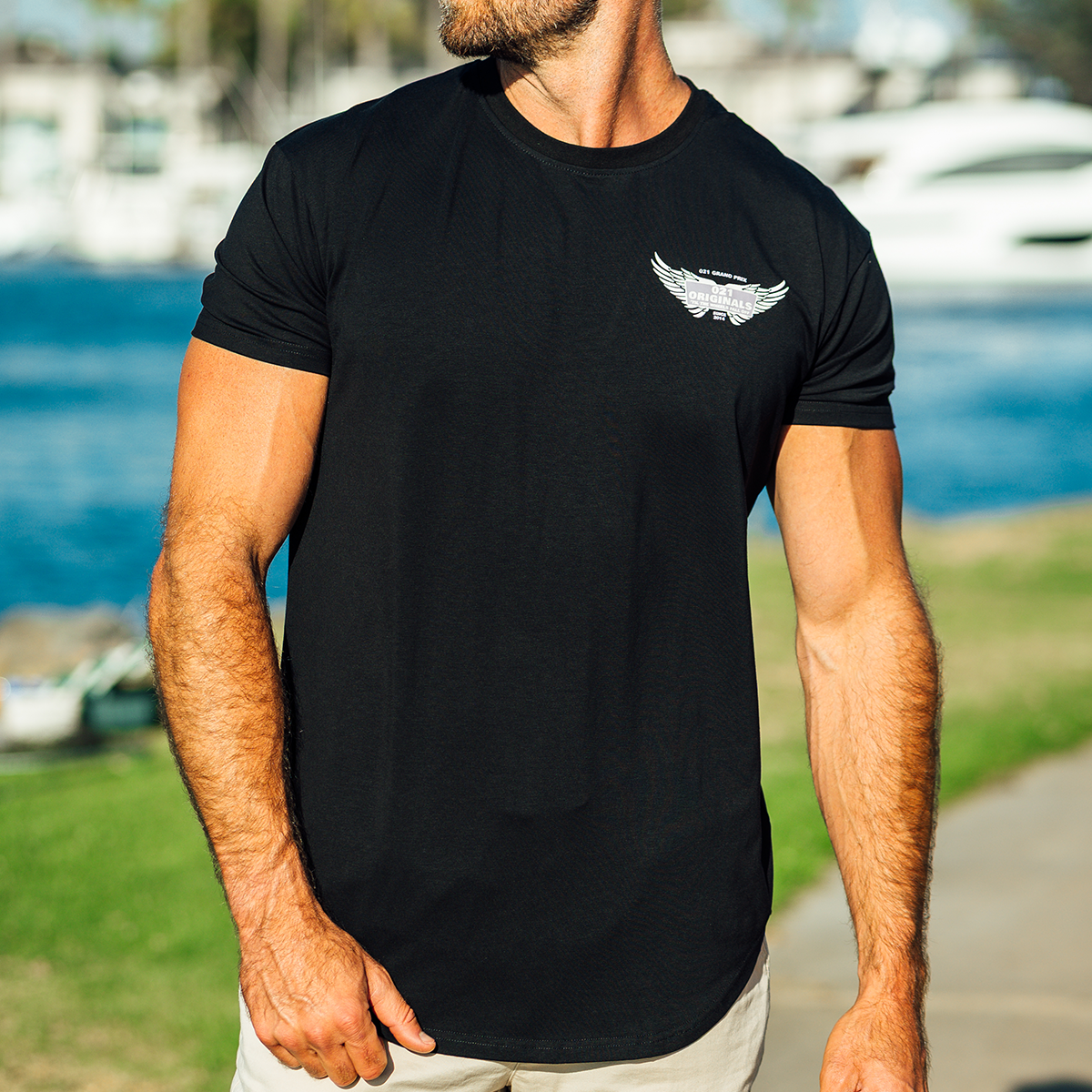 LOGO COLLECTION DROP-CUT T-SHIRT - DELUXE BUNDLE