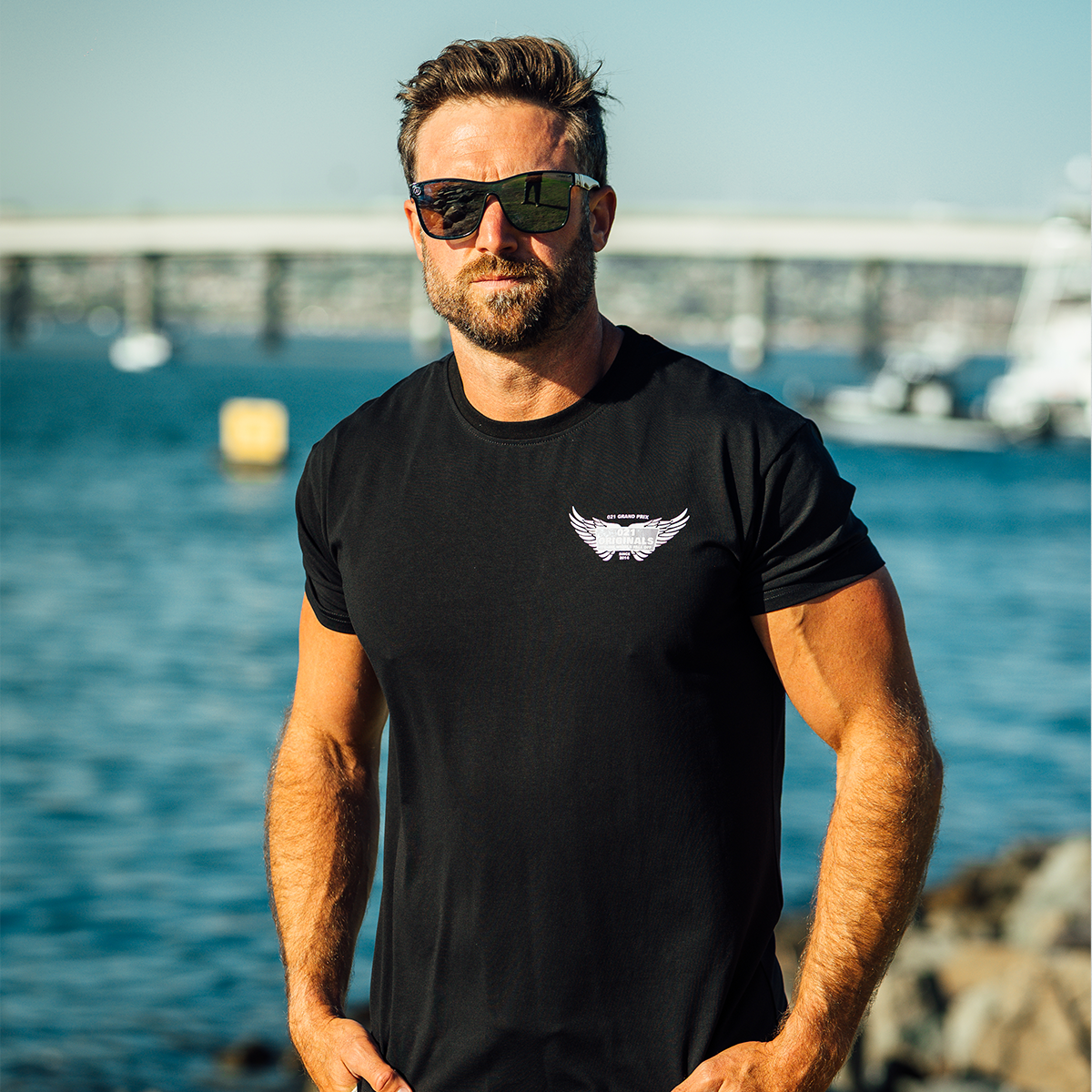 MOTORHEAD DROP-CUT T-SHIRT - BLACK