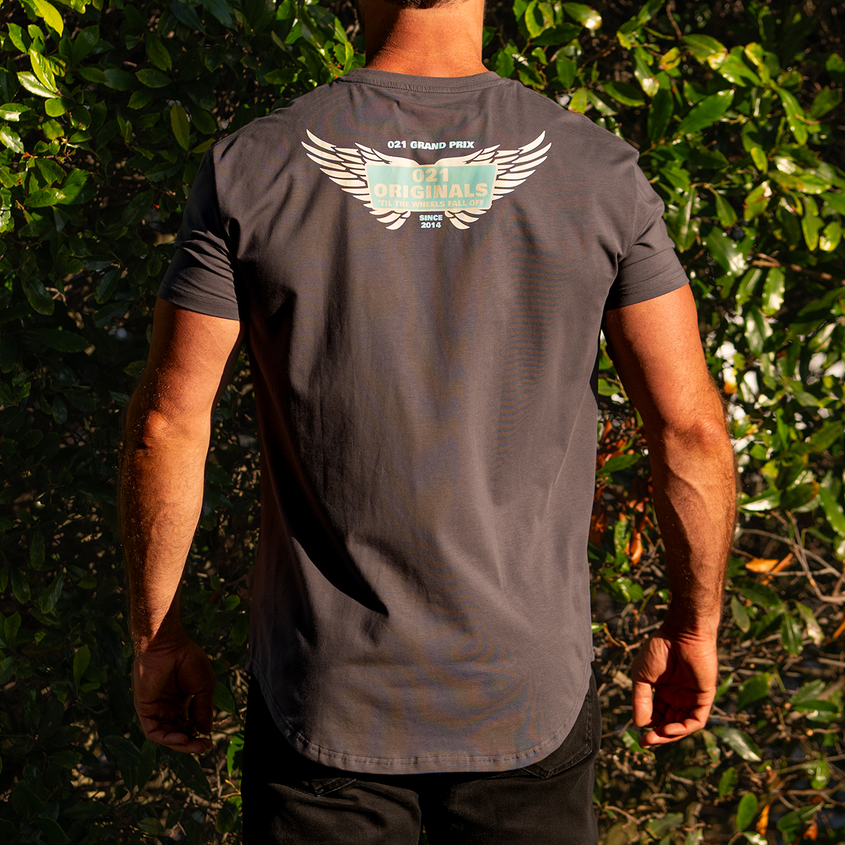 MOTORHEAD DROP-CUT T-SHIRT - CHARCOAL