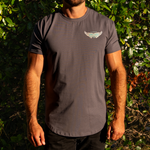 MOTORHEAD DROP-CUT T-SHIRT - CHARCOAL