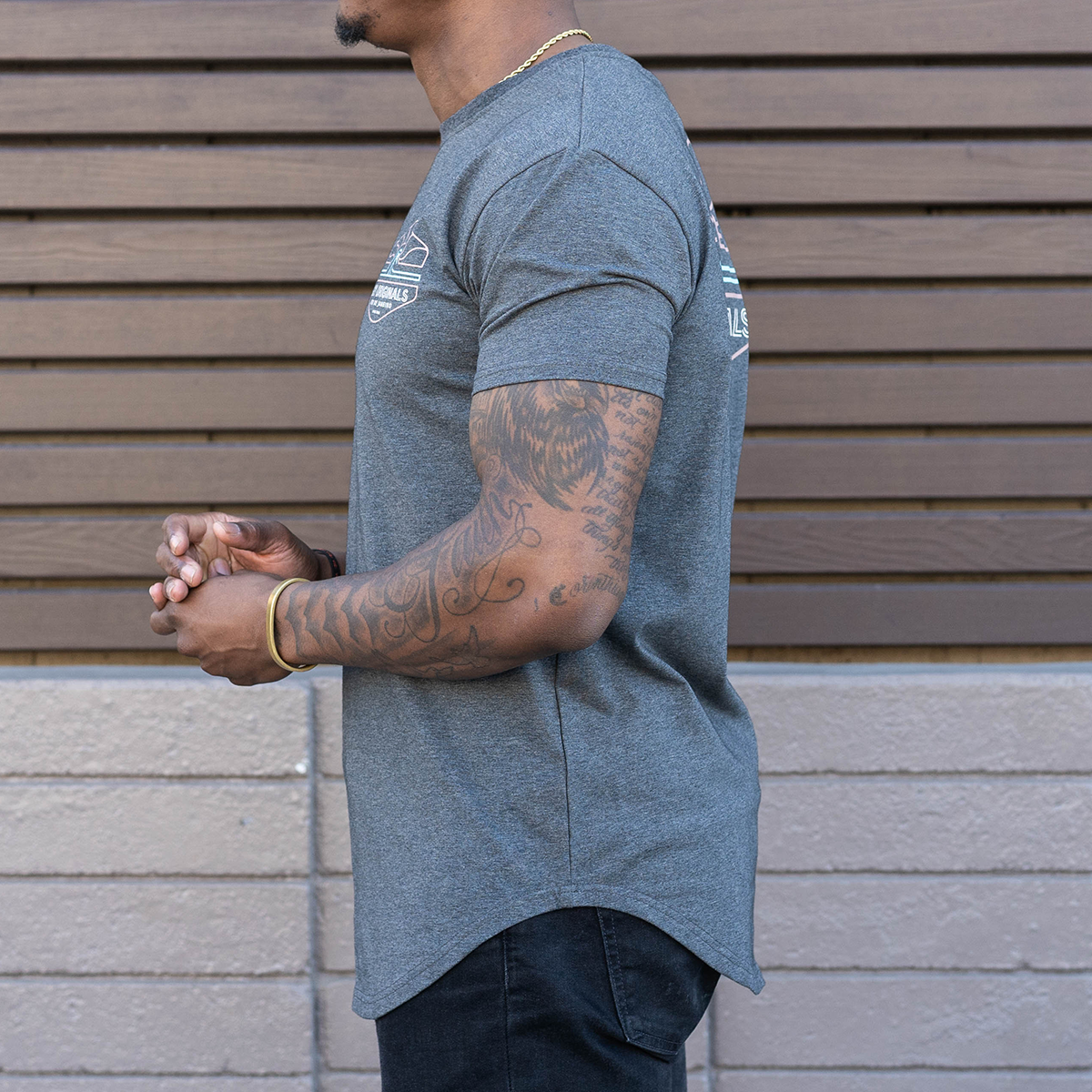 Stretch Fabric Heather Tee