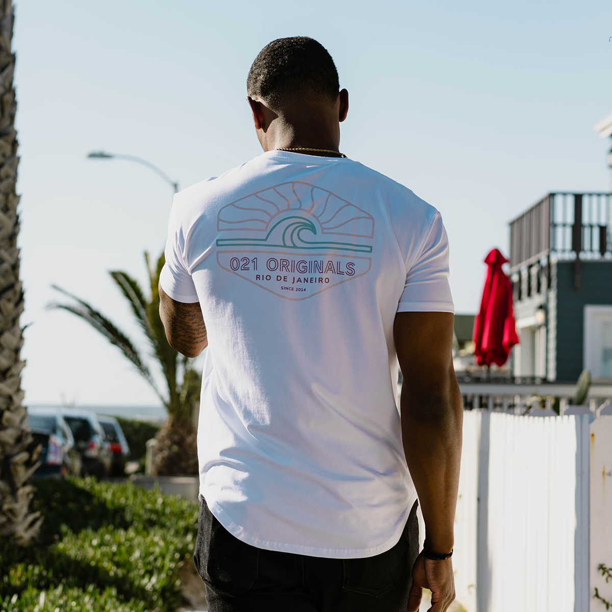 Athletic Fit White Tee