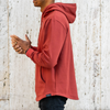 021 ESSENTIAL DROP CUT HOODIE - RUST