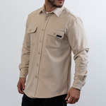 021 ESSENTIAL OVERSHIRT - BEIGE