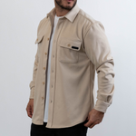 021 ESSENTIAL OVERSHIRT - BEIGE
