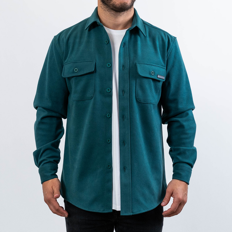 021 ESSENTIAL OVERSHIRT - EMERALD