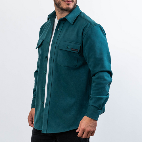 021 ESSENTIAL OVERSHIRT - EMERALD
