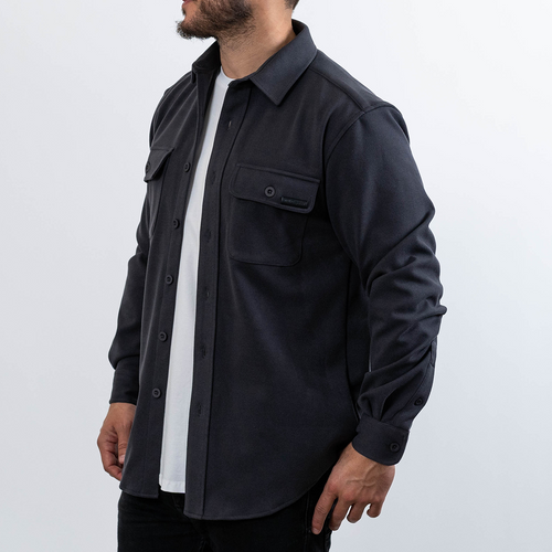 021 ESSENTIAL OVERSHIRT - GRAPHITE