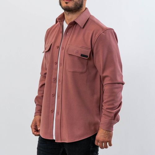 021 ESSENTIAL OVERSHIRT - MAUVE