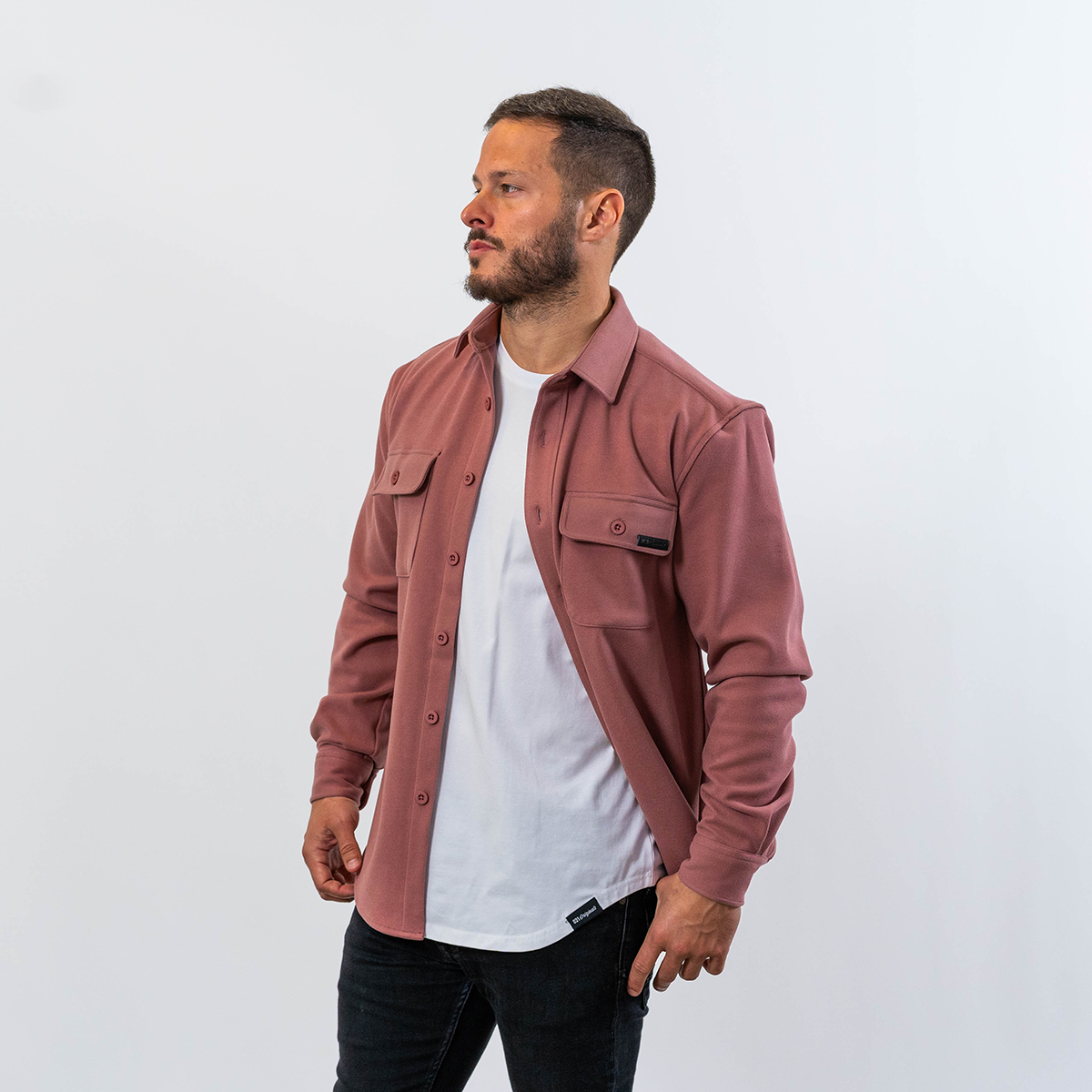 021 ESSENTIAL OVERSHIRT - MAUVE