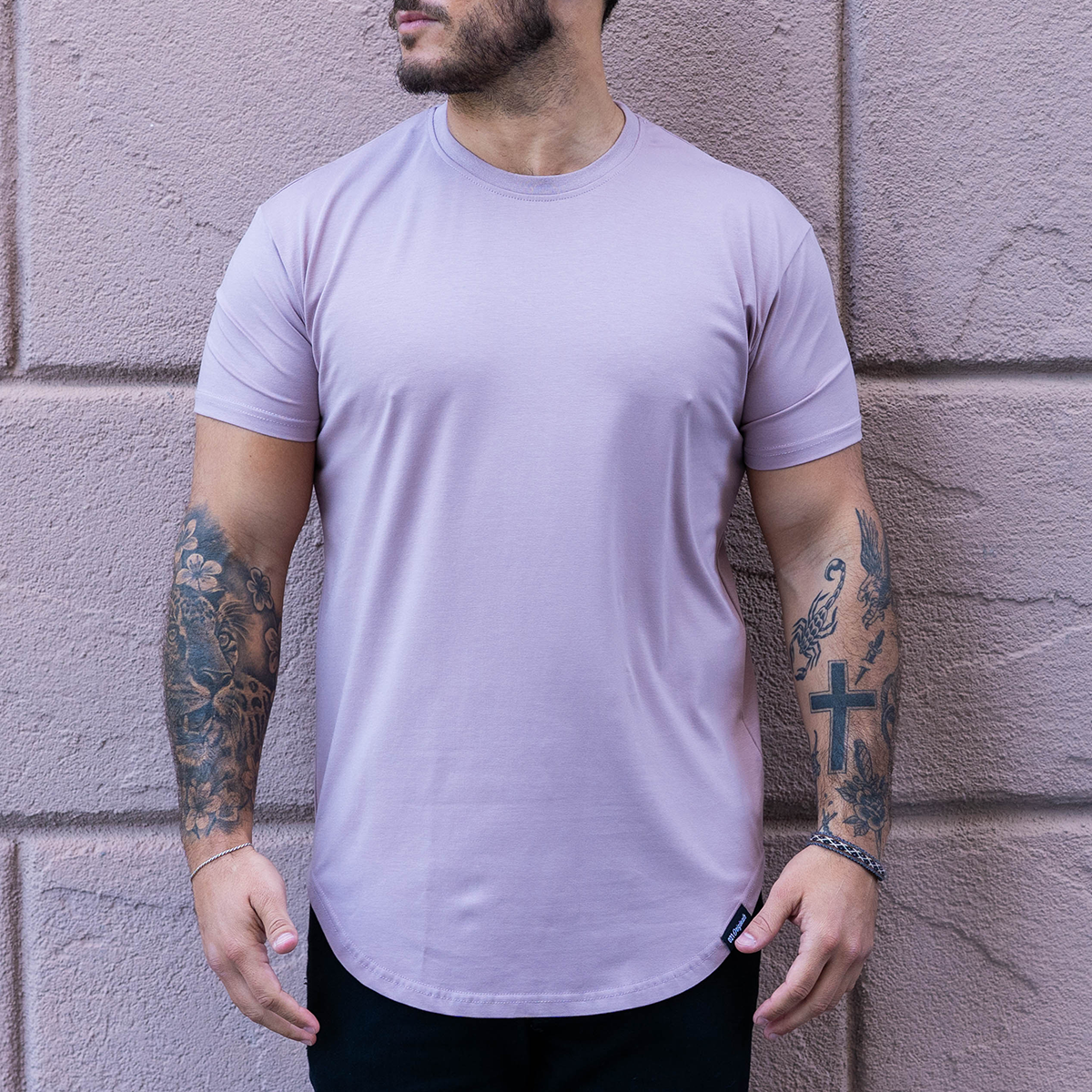021 ESSENTIAL DROP-CUT T-SHIRT - DUSK