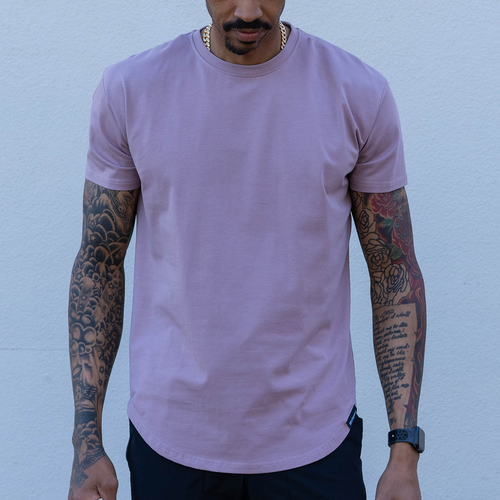 021 ESSENTIAL DROP-CUT T-SHIRT - DUSK