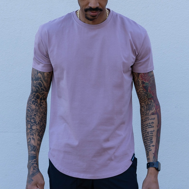 021 ESSENTIAL DROP-CUT T-SHIRT - DUSK
