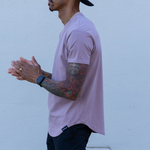021 ESSENTIAL DROP-CUT T-SHIRT - DUSK