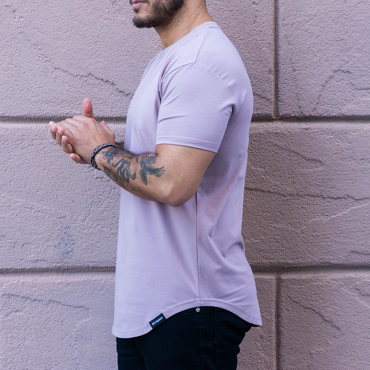 021 ESSENTIAL DROP-CUT T-SHIRT - DUSK