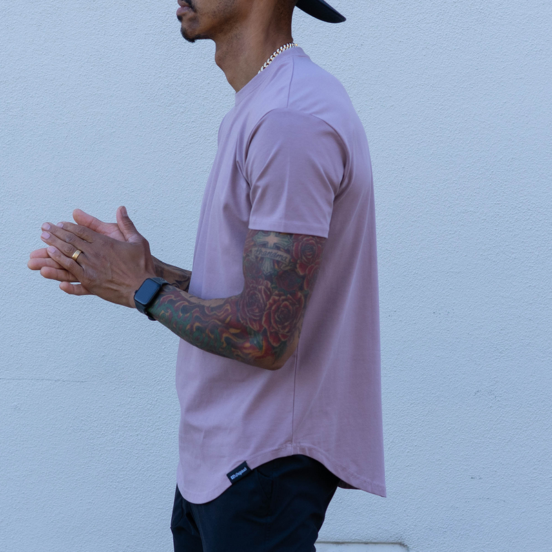 021 ESSENTIAL DROP-CUT T-SHIRT - DUSK