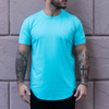 021 ESSENTIAL DROP-CUT T-SHIRT - TEAL