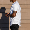 021 ESSENTIAL DROP-CUT HENLEY - WHITE
