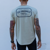 LOCAL MFG DROP-CUT T-SHIRT - OLIVE GREEN