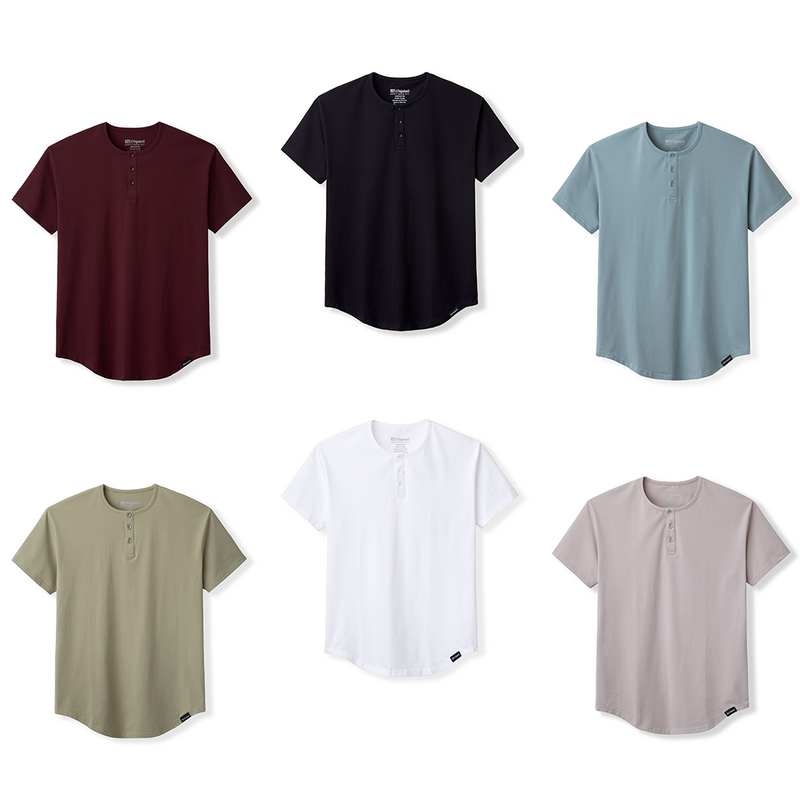 021 ESSENTIAL DROP-CUT HENLEY - DELUXE BUNDLE