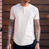 021 ESSENTIAL DROP-CUT HENLEY - SAND