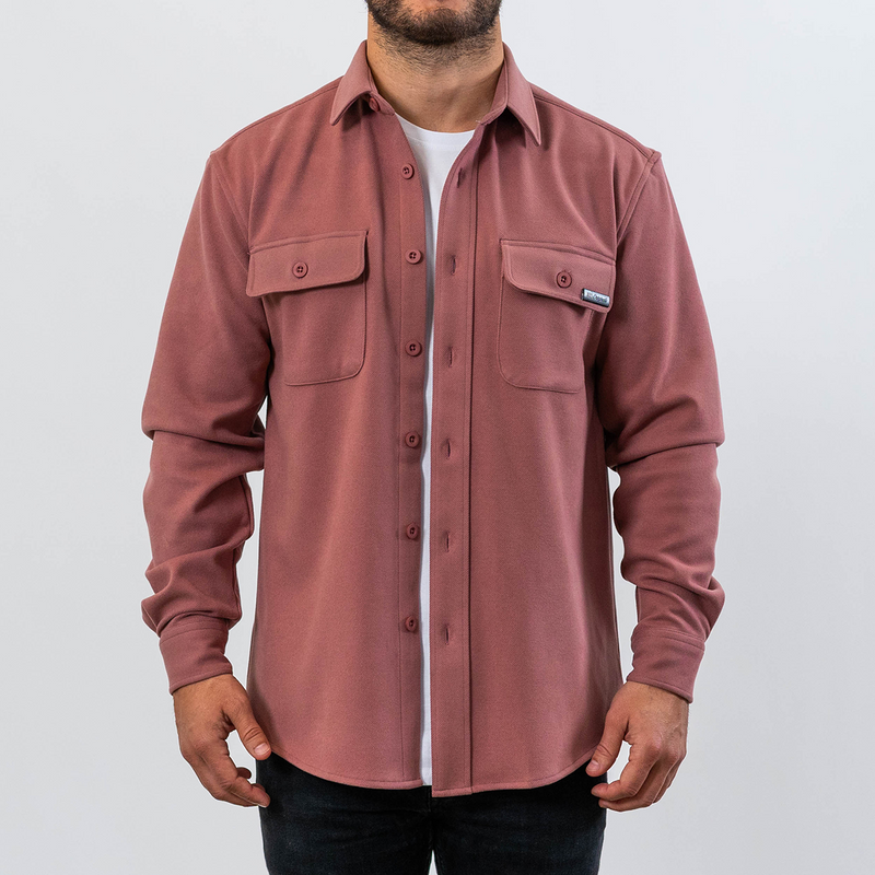 021 ESSENTIAL OVERSHIRT - MAUVE