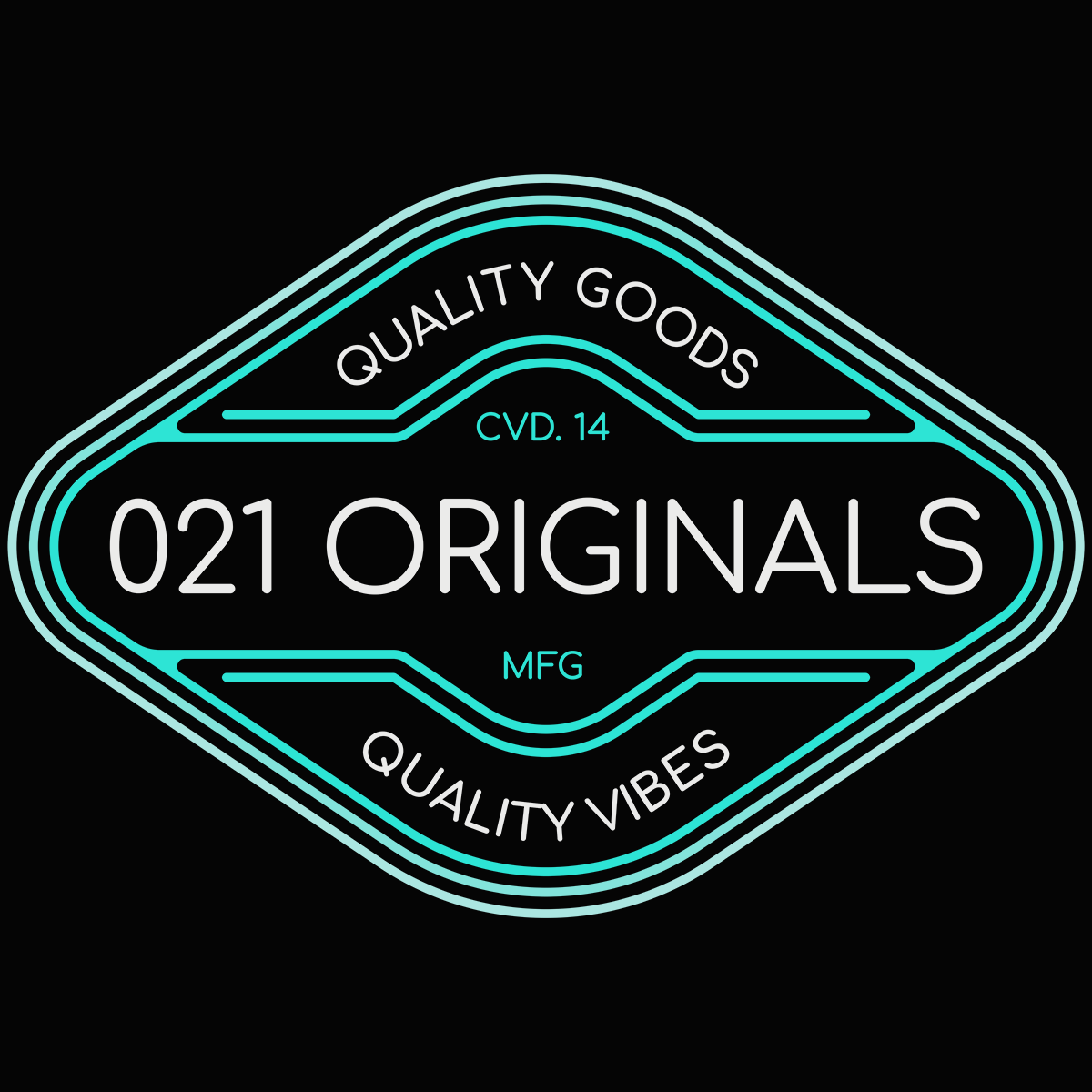 Black Drop-Cut Comfort Tee