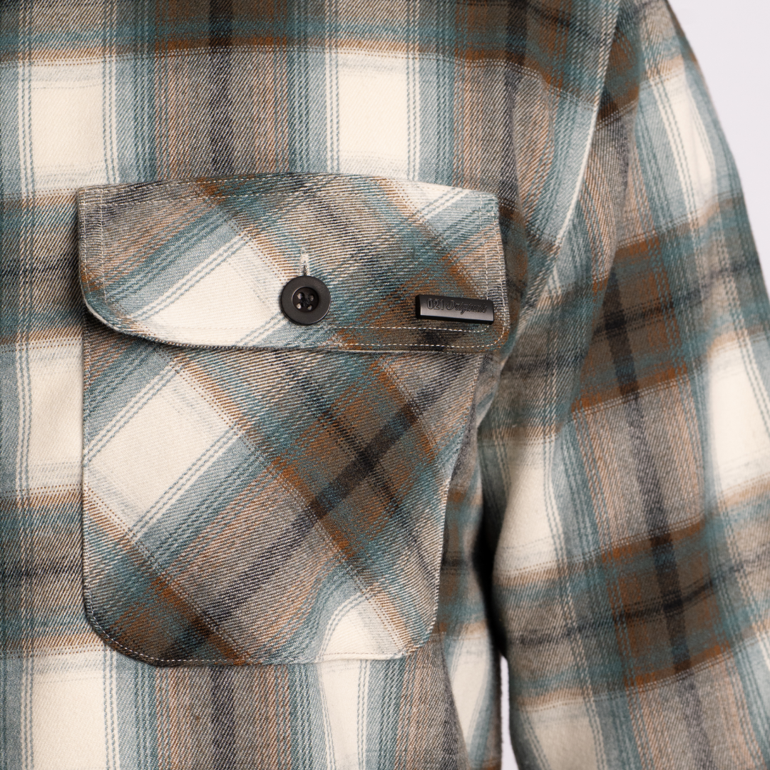 OUTSET FLANNEL - TURQUOISE