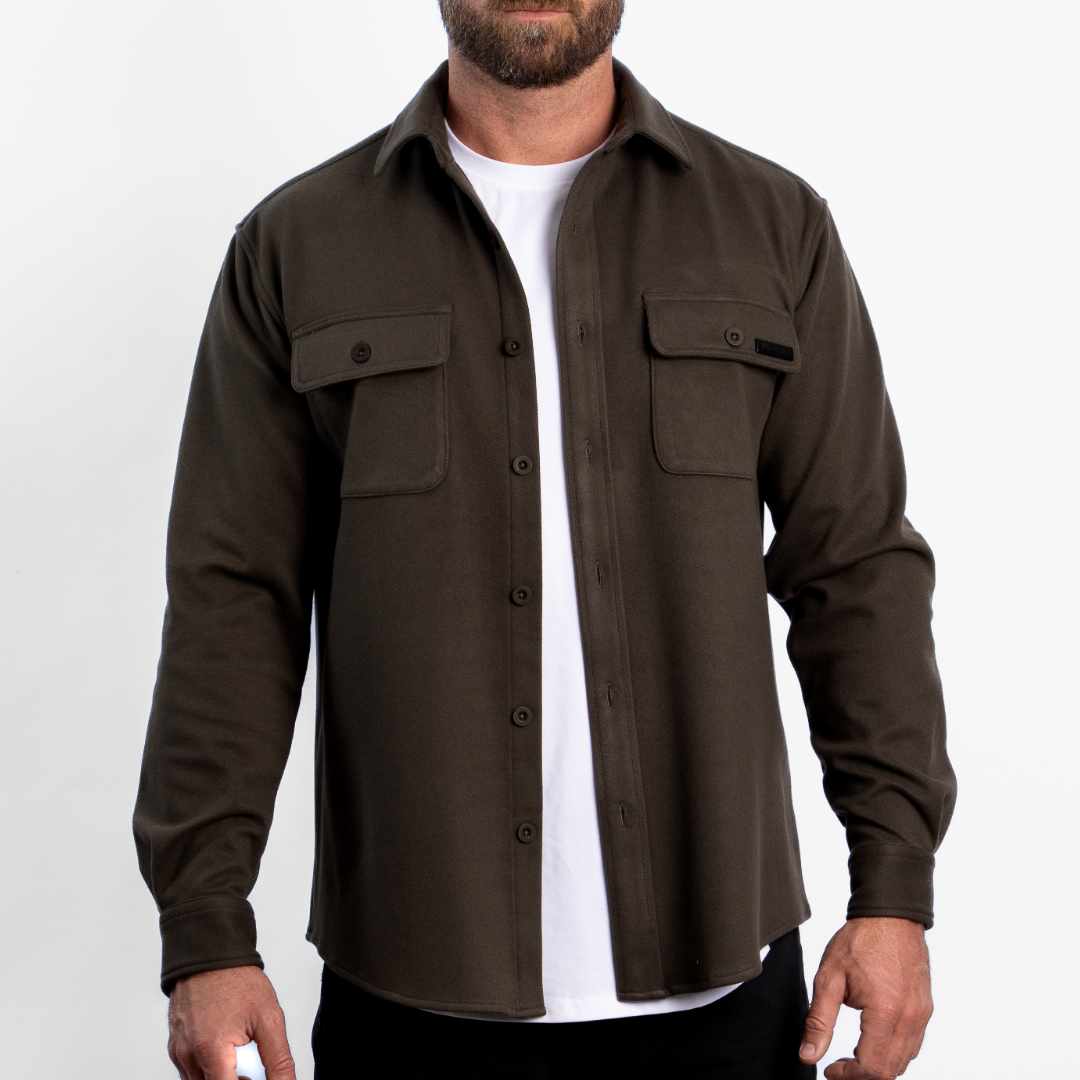 021 ESSENTIAL OVERSHIRT - FOREST