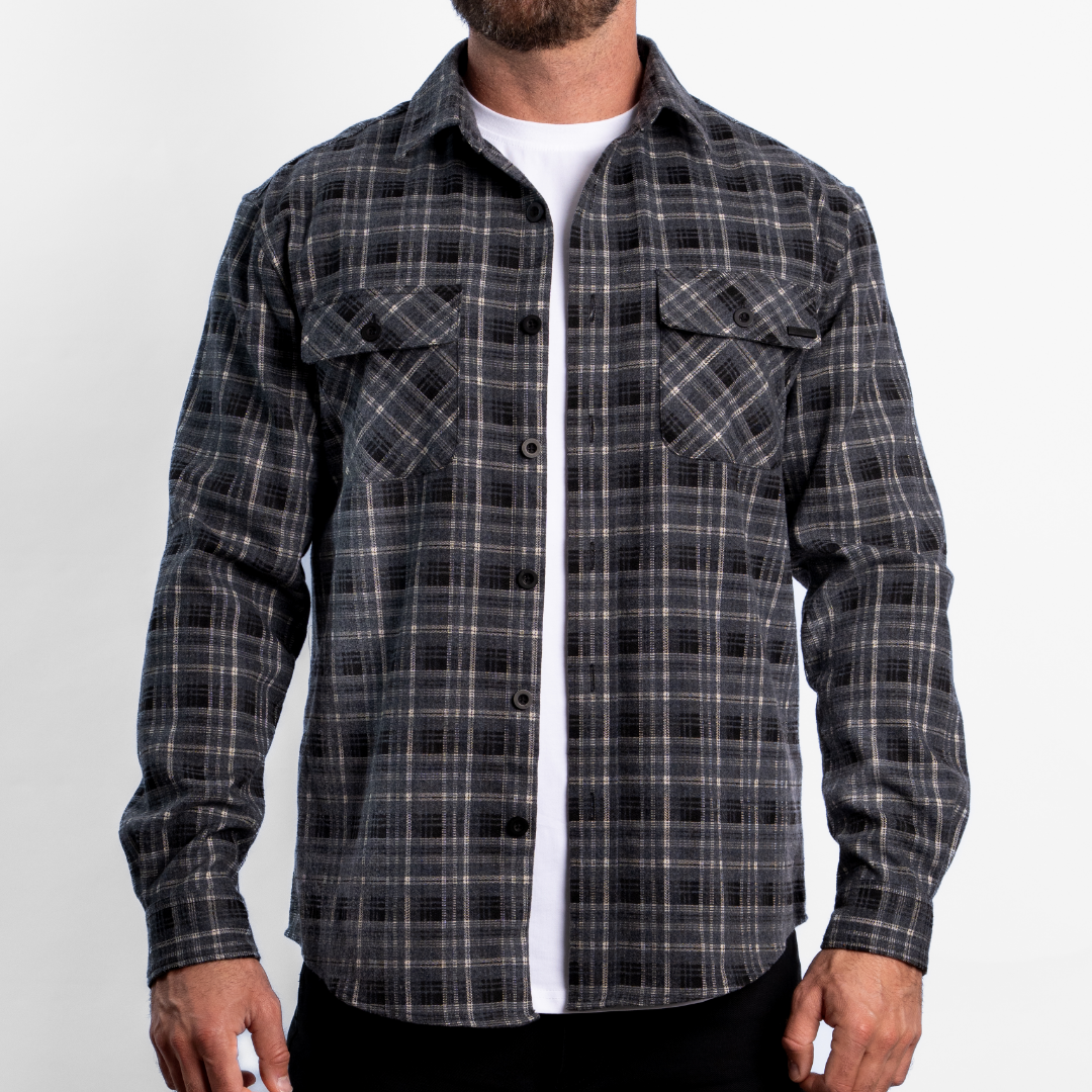 OUTSET FLANNEL - CHARCOAL