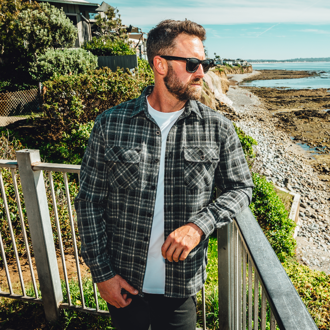 OUTSET FLANNEL - CHARCOAL