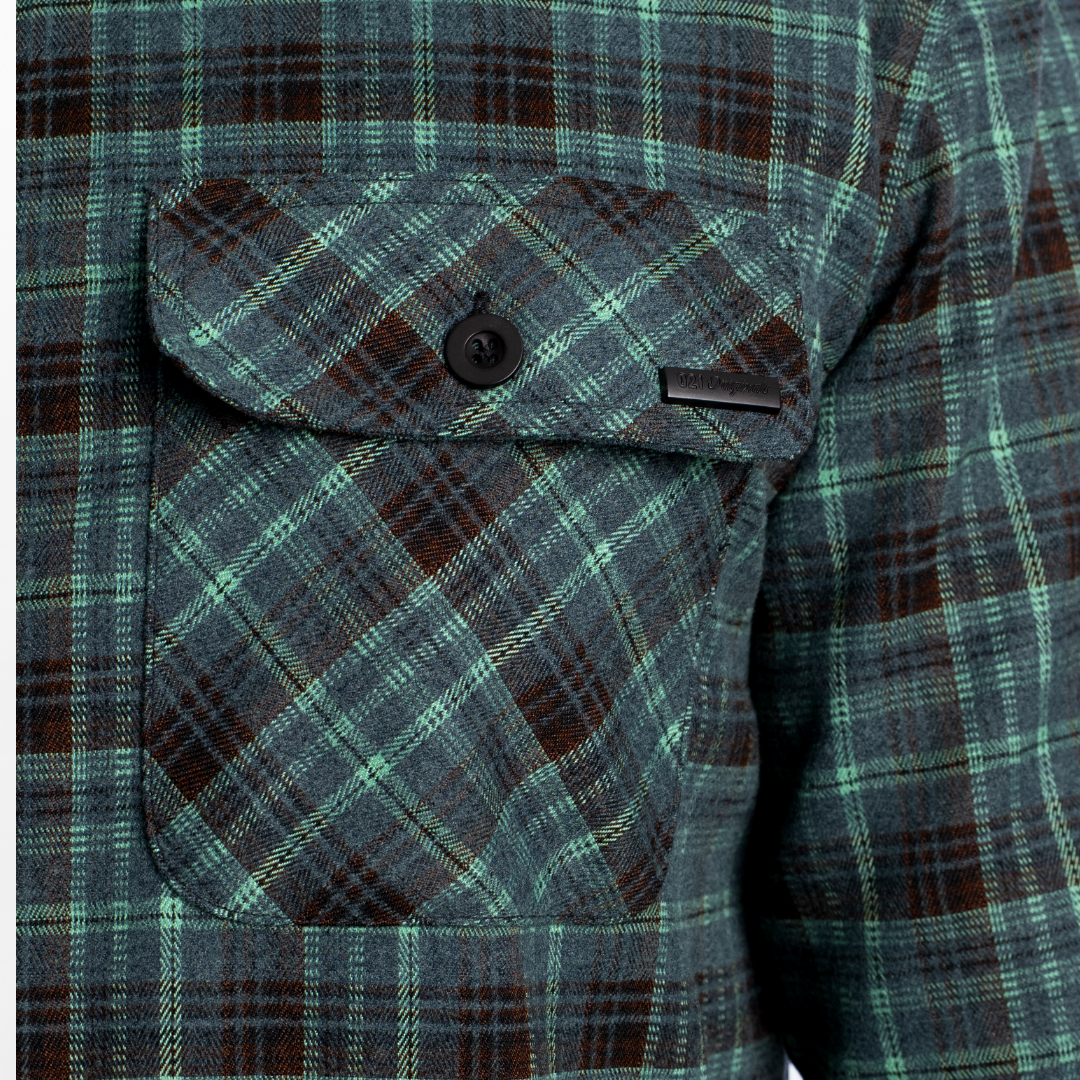 OUTSET FLANNEL - AQUA