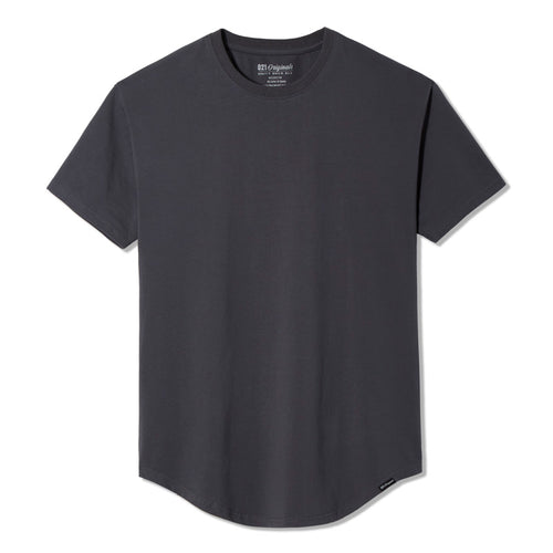 Charcoal Drop-Cut T-Shirt