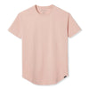 021 ESSENTIAL DROP-CUT T-SHIRT - DUSTY ROSE