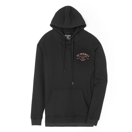 MFG Split-Hem Hoodie Black