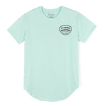 UNITY SCROLL DROP-CUT T-SHIRT - MINT