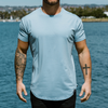 021 ESSENTIAL DROP-CUT T-SHIRT - COASTAL BLUE