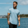 021 ESSENTIAL DROP-CUT T-SHIRT - COASTAL BLUE