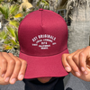 Maroon Snapback Hat Adjustable